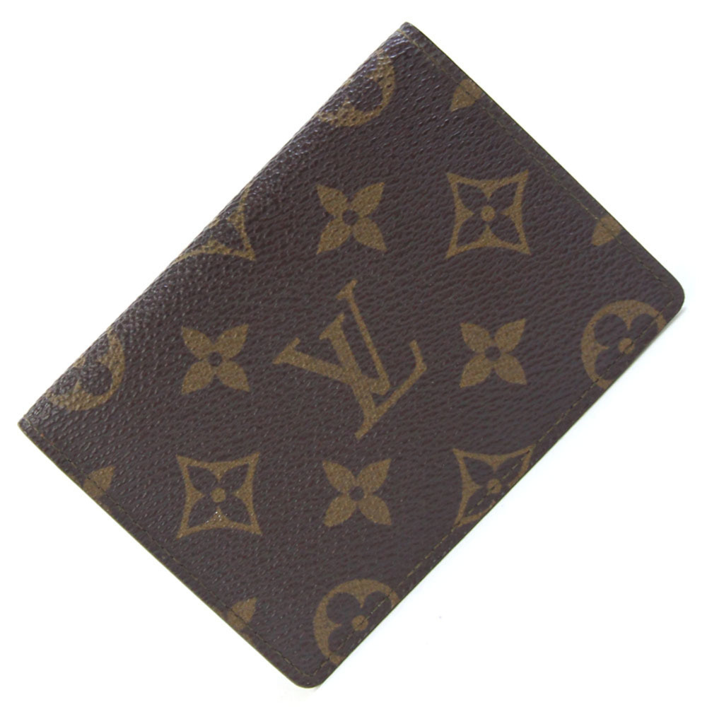 Louis Vuitton Monogram Porte 2 Cartes Vertical Pass Case M60533 Business Card...